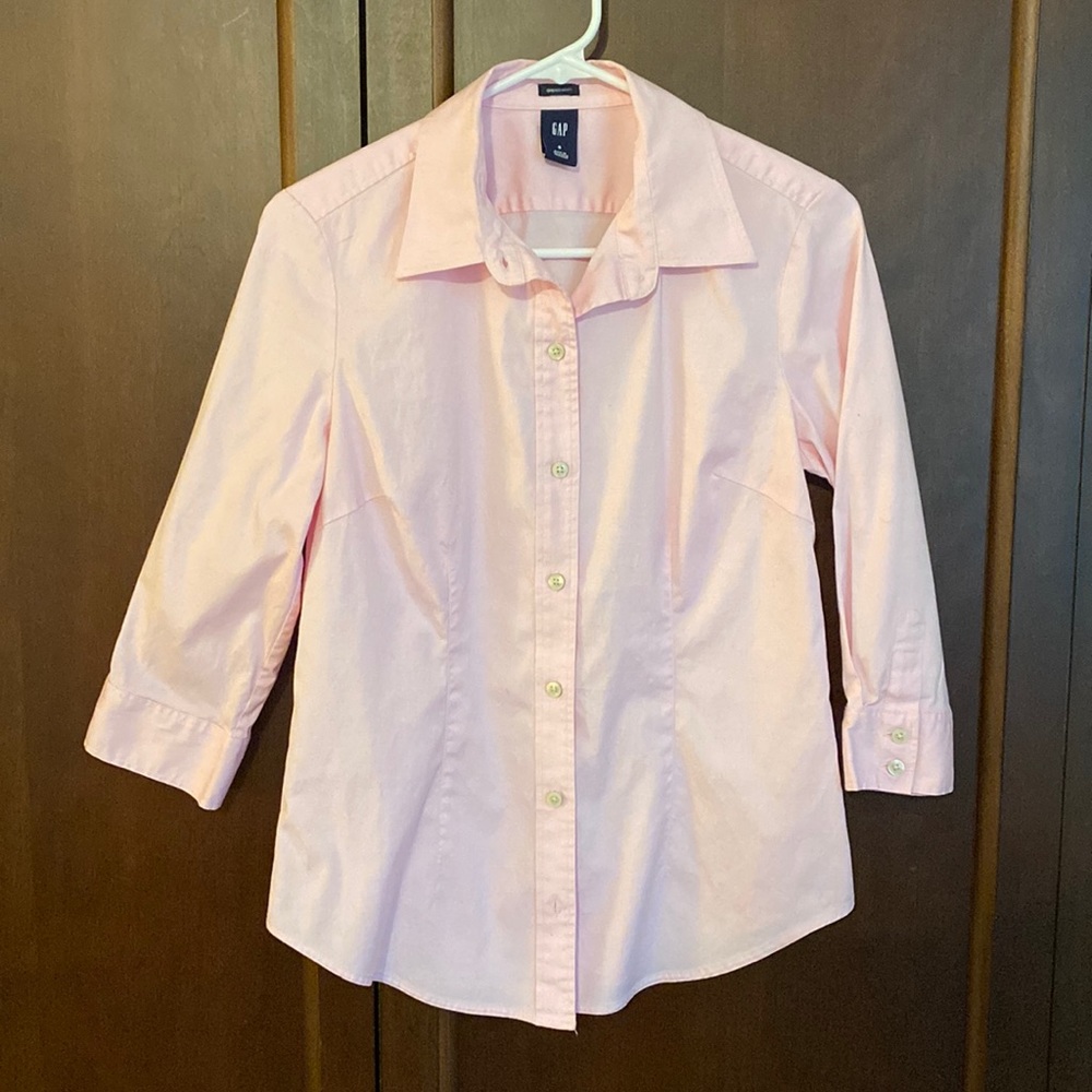 Gap Button Shirt with 3/4 Sleeves
